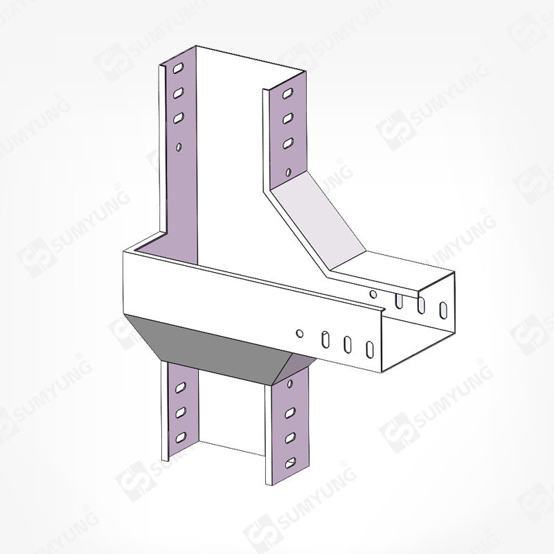 Vertical right tee