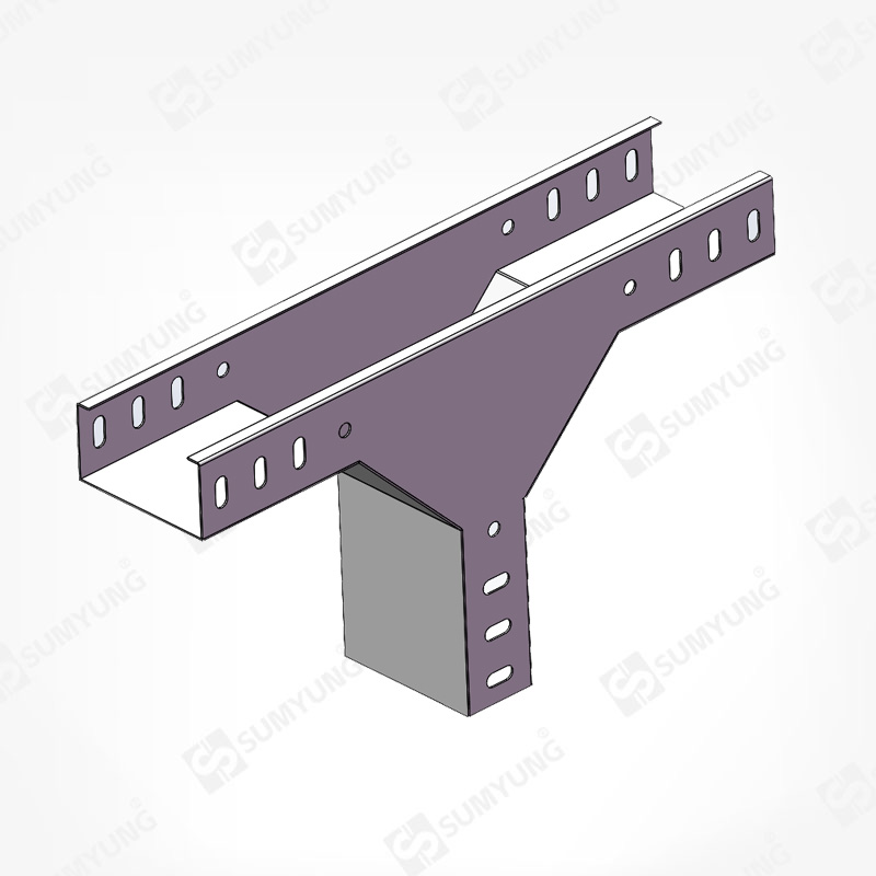 Vertical three-way connector
