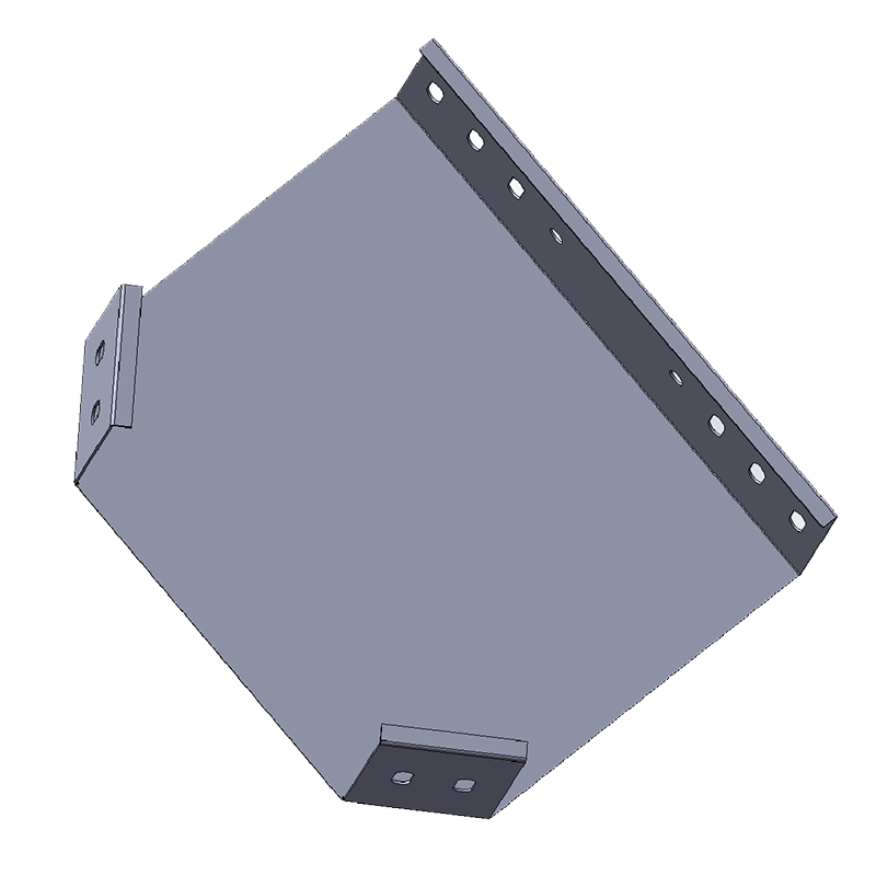 Integrated horizontal tee