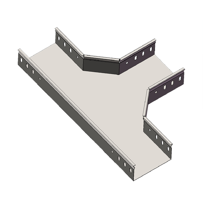 Self locking horizontal tee