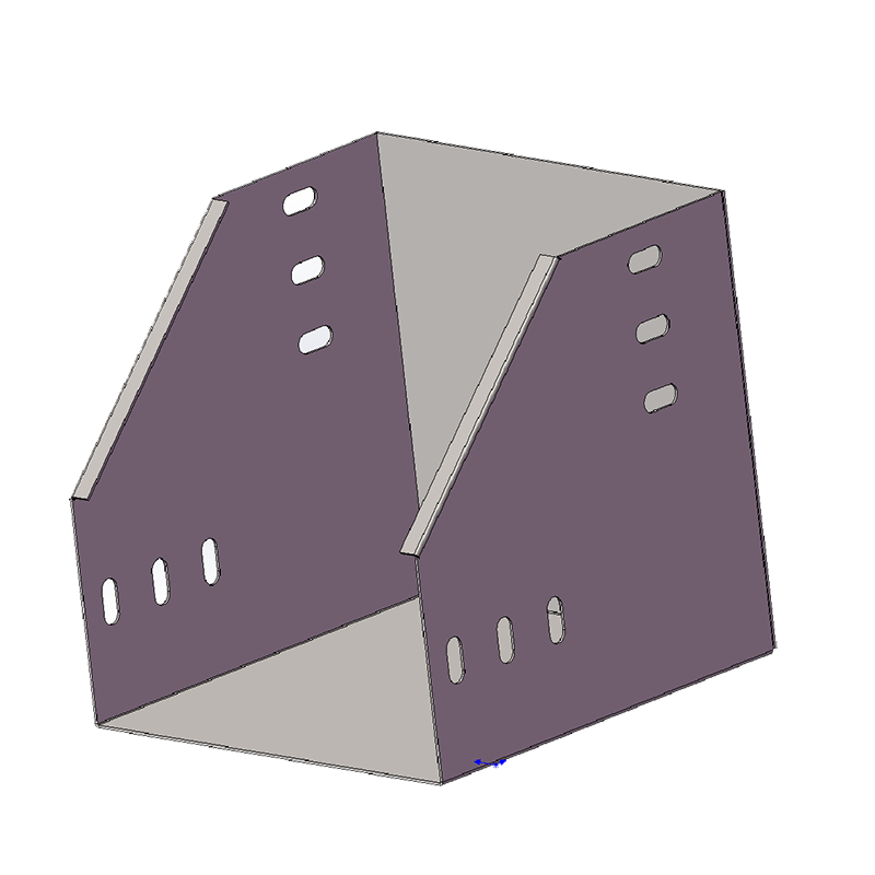 Integrated downward bending, vertical downward bending