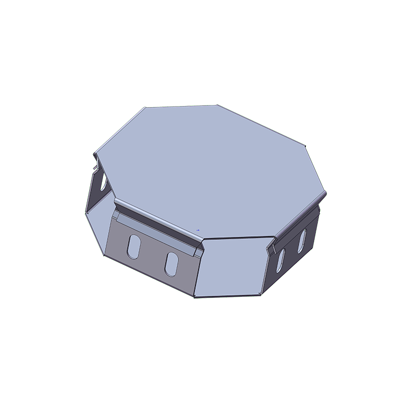 Integrated self-locking horizontal four-way